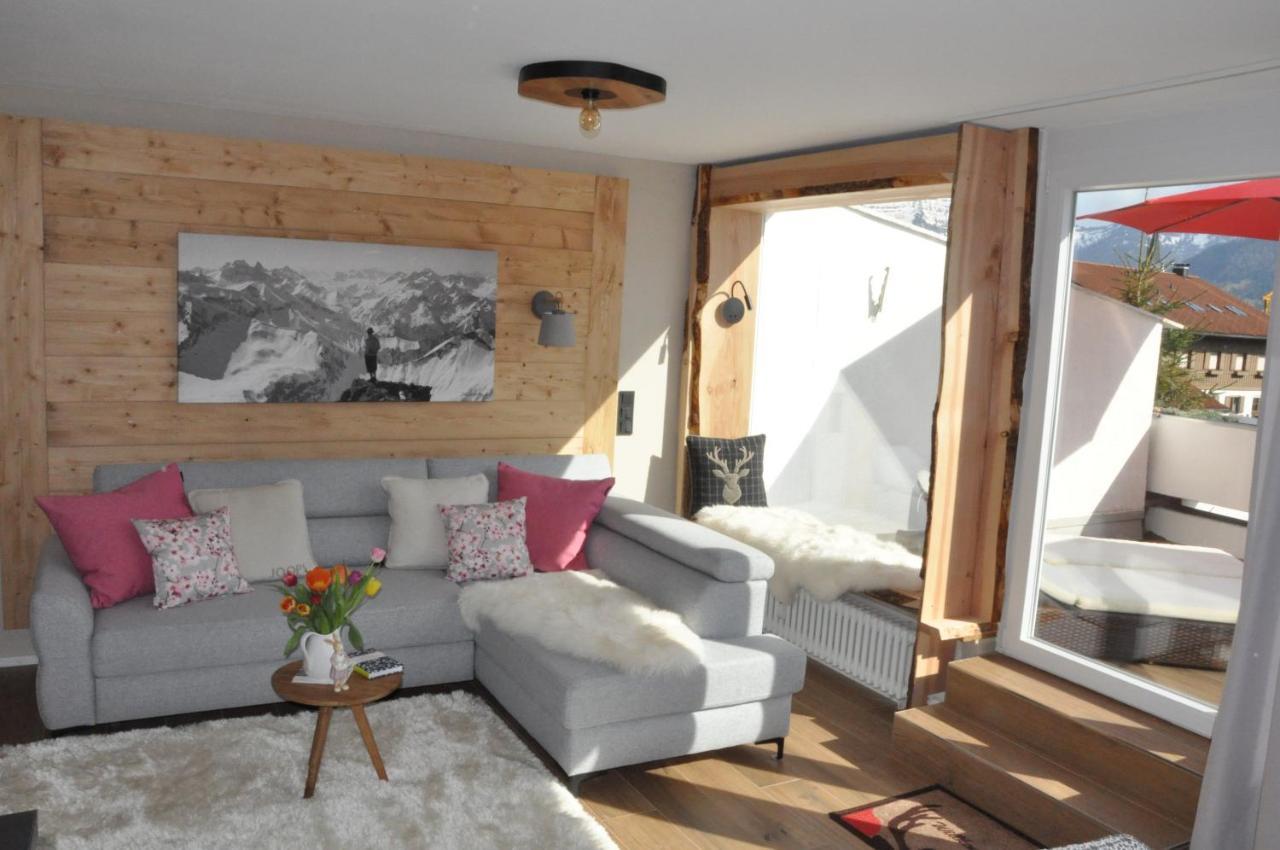 Almi - Alpenglueck Traumhafte Whg.M.20Qm Dachterr. Apartment โอเบอร์สเทาเฟิน ภายนอก รูปภาพ