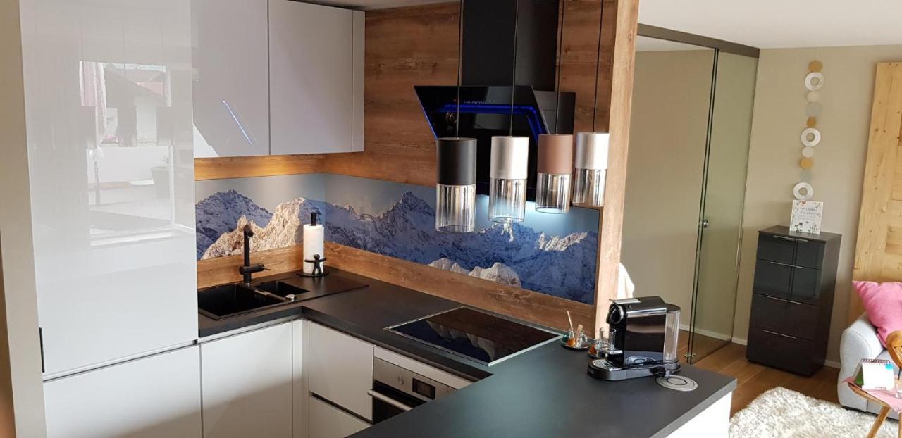 Almi - Alpenglueck Traumhafte Whg.M.20Qm Dachterr. Apartment โอเบอร์สเทาเฟิน ภายนอก รูปภาพ