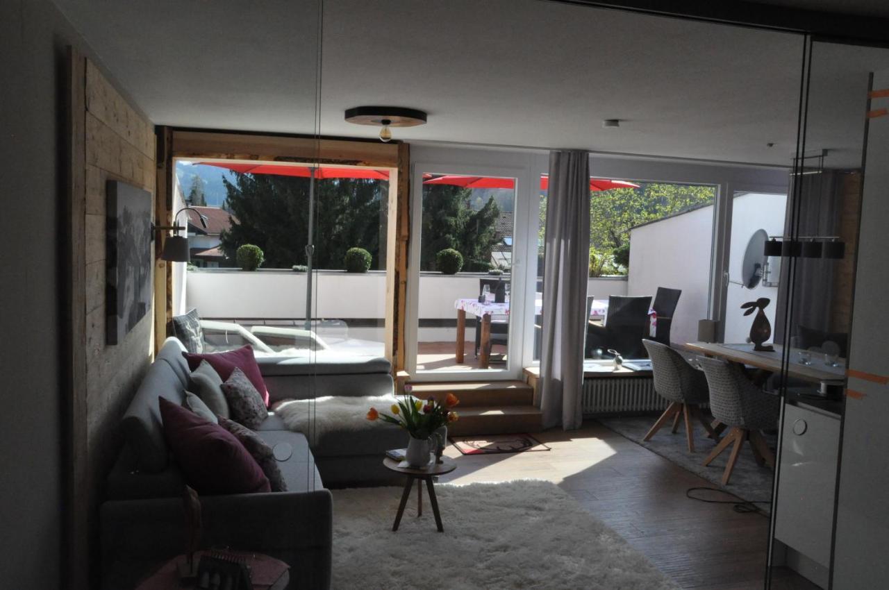 Almi - Alpenglueck Traumhafte Whg.M.20Qm Dachterr. Apartment โอเบอร์สเทาเฟิน ภายนอก รูปภาพ